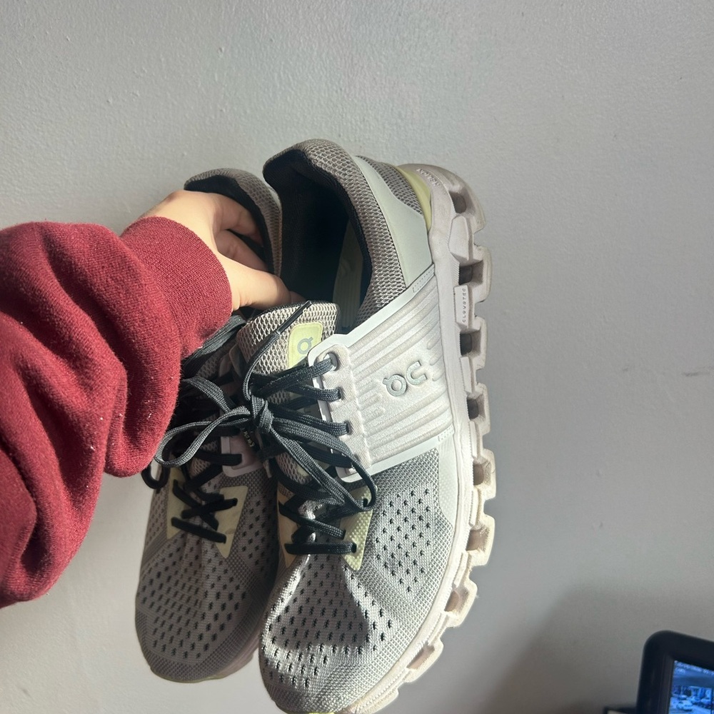 On Running Women's Black and Gray Athletic Shoes